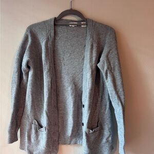 Levi’s Women's Waffle Knit Cardigan - grey, size M
